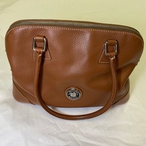 Dooney & Bourke Tan Pebbled Shoulder Bag